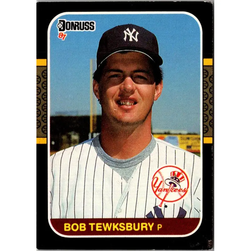 1987 Donruss Bob Tewksbury #422 Rookie