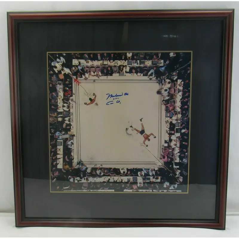 Stunning Muhammad Ali AKA Cassius Clay Signed Ali VS Williams 20x24 Photo PSA