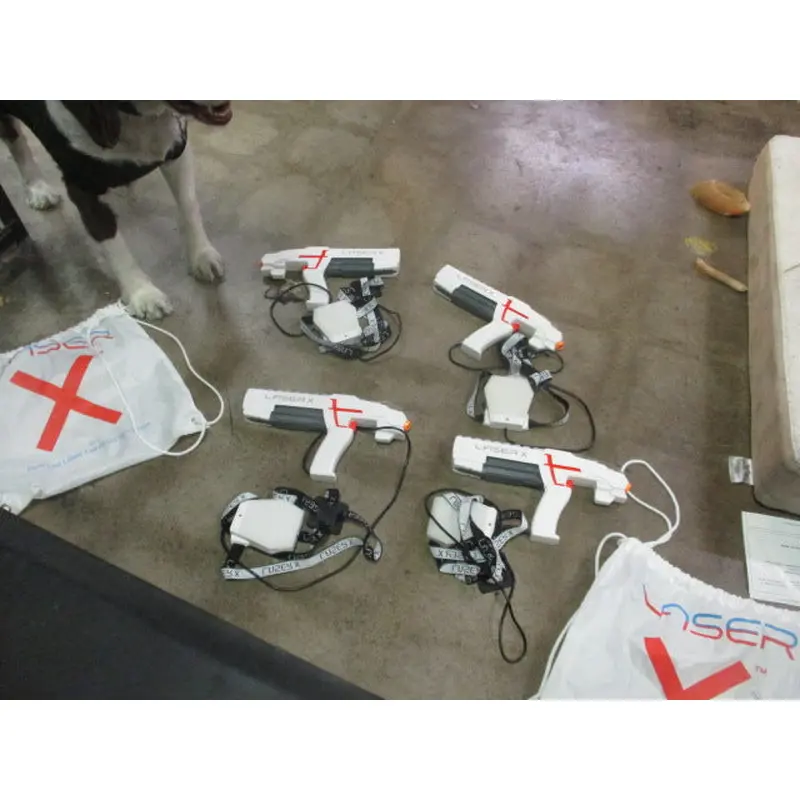 Used Laser Tag X 4 Players - (Two Need Batteries)