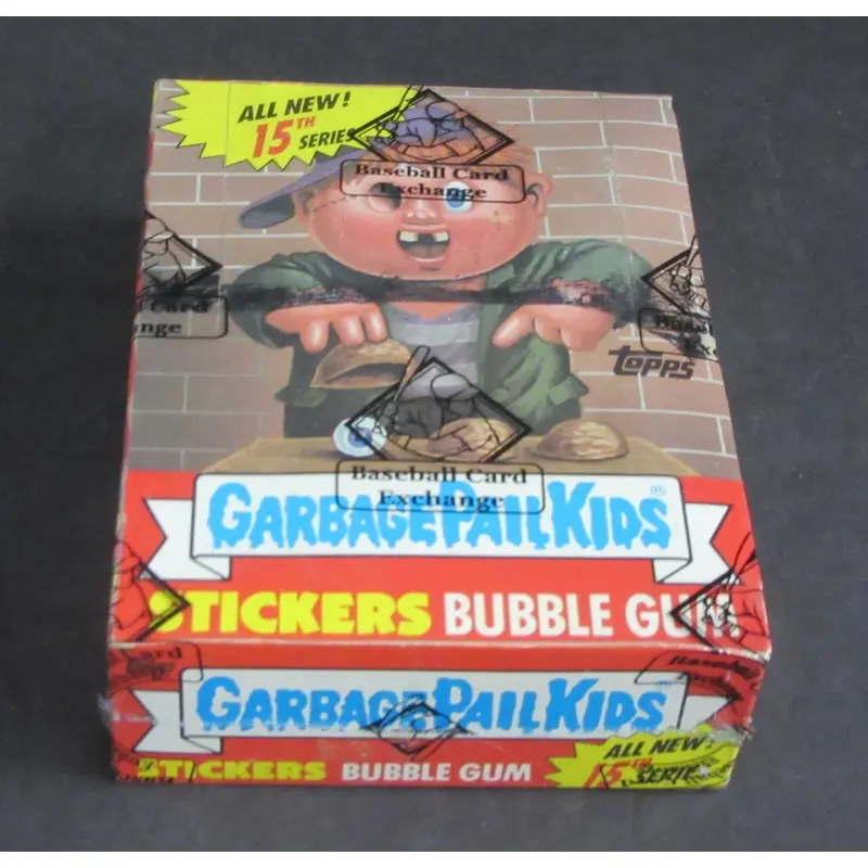 1988 Topps Garbage Pail Kids Series 15 Unopened Wax Box (w/o price) (X-Out) (Poster) (BBCE)