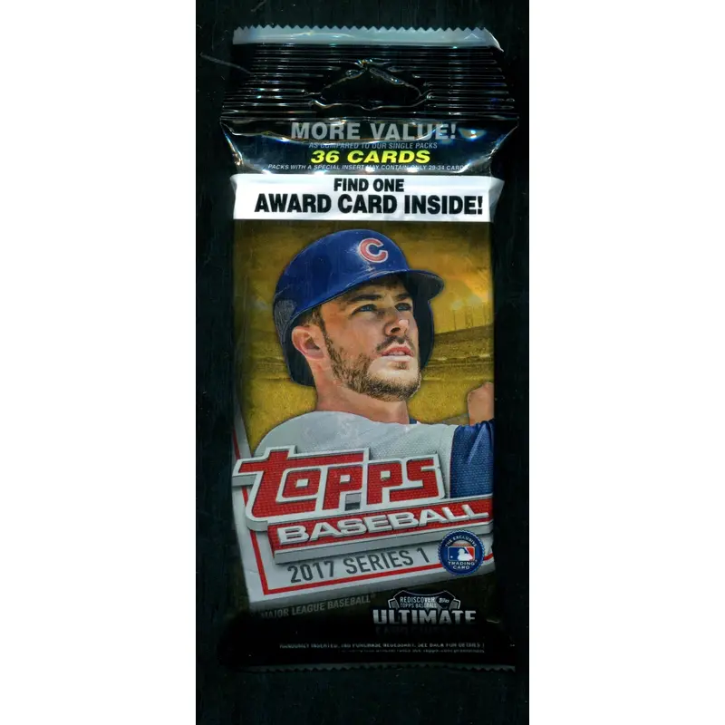 2017 Topps Baseball Unopened Series 1 Value Jumbo Pack (36)