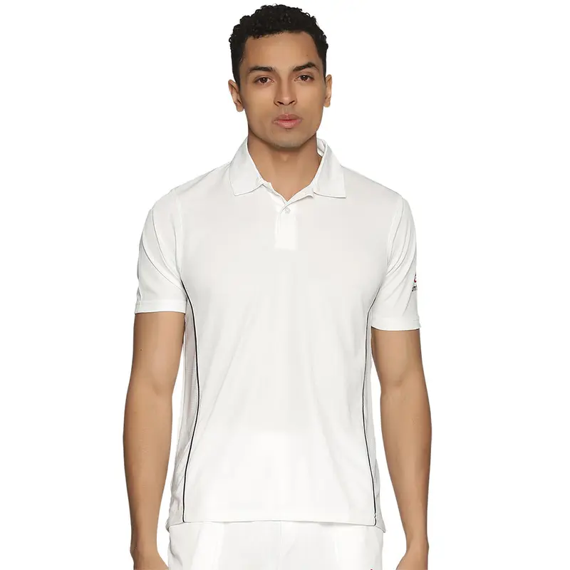 Arjun Pro - Half Sleeves - Cricket Whites T-Shirt - Jr Men'S Omtex | Kibi Sports