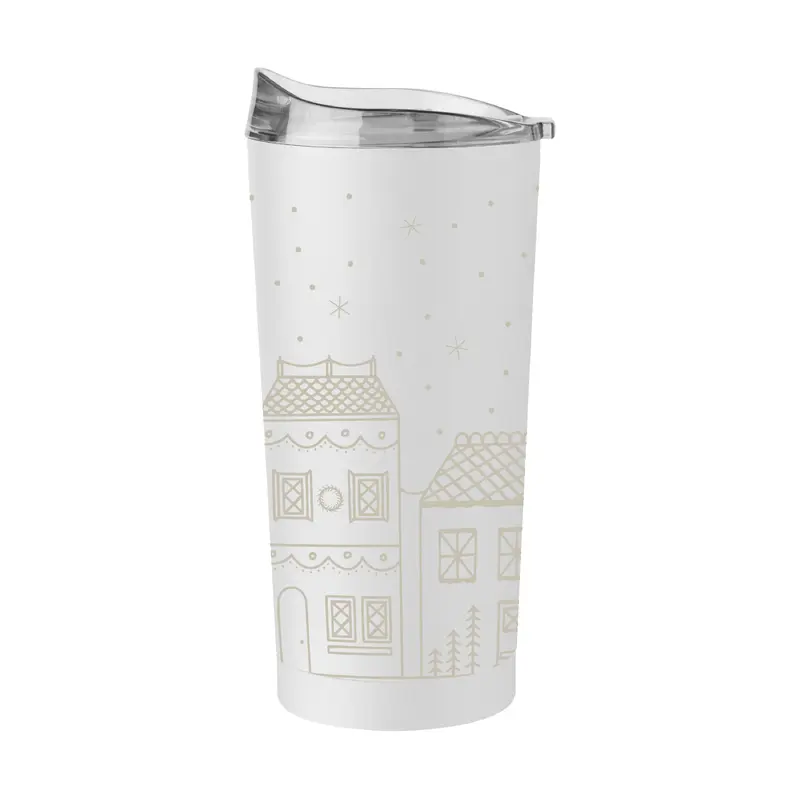Christmas Village 20oz Powder Coat Tumbler