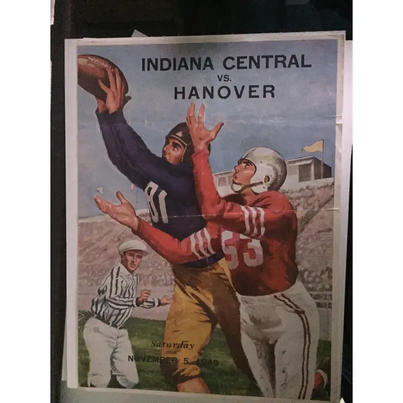 1949 Indiana Central vs Hanover College Football Program