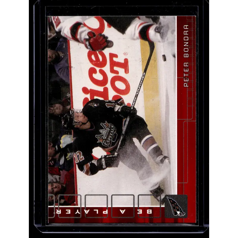 2001-02 In the Game Be A Player Memorabilia - Ruby - Peter Bondra #195 /200