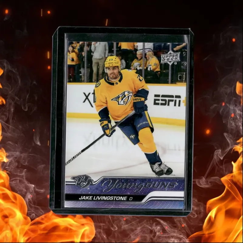 2023-24 Upper Deck Jake Livingstone Young Guns Rookie #245