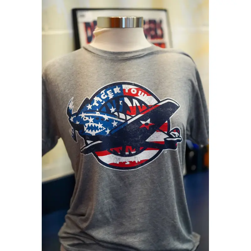 Lakeland Flying Tigers Patriotic T-Shirt BP Logo
