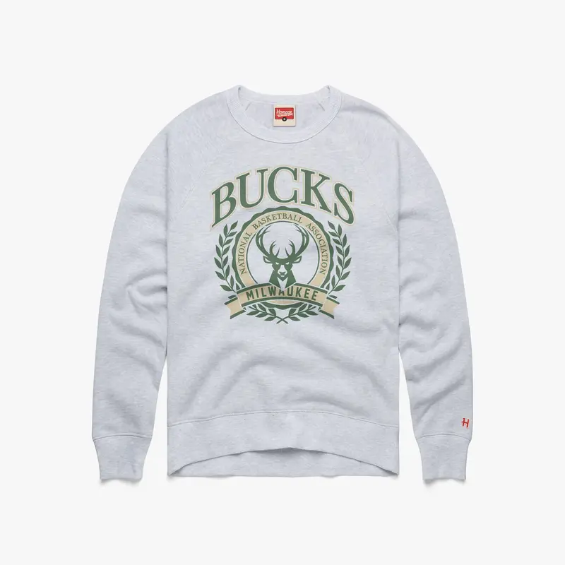 Milwaukee Bucks Crest Crewneck