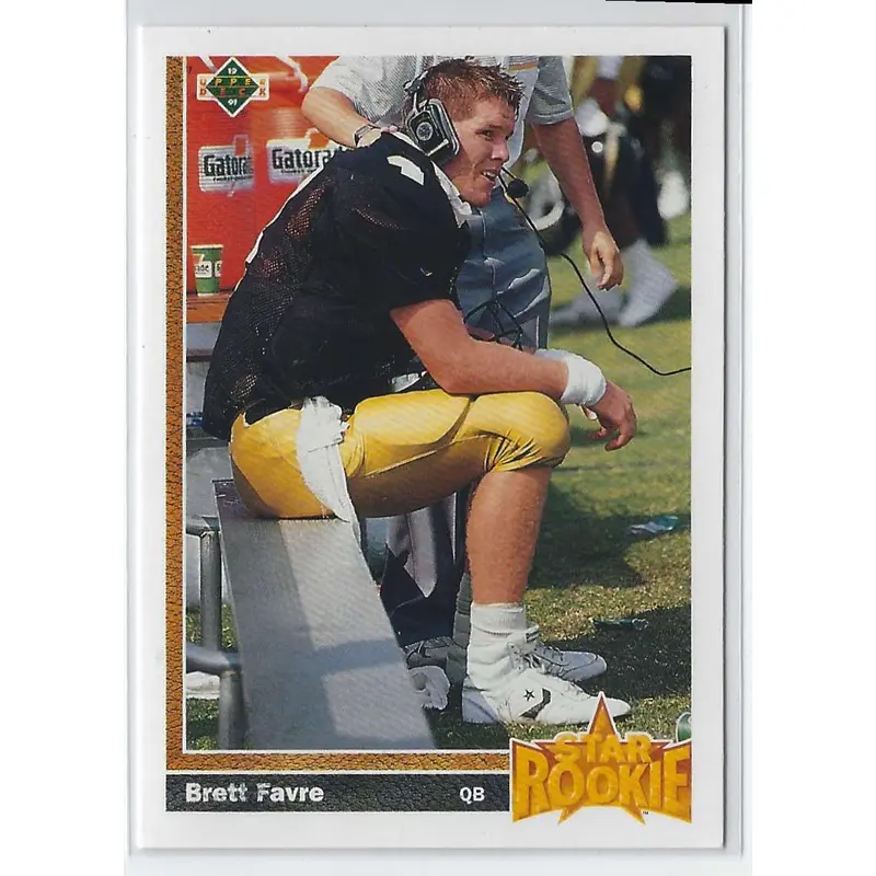 1991 Upper Deck Brett Favre #13 Rookie