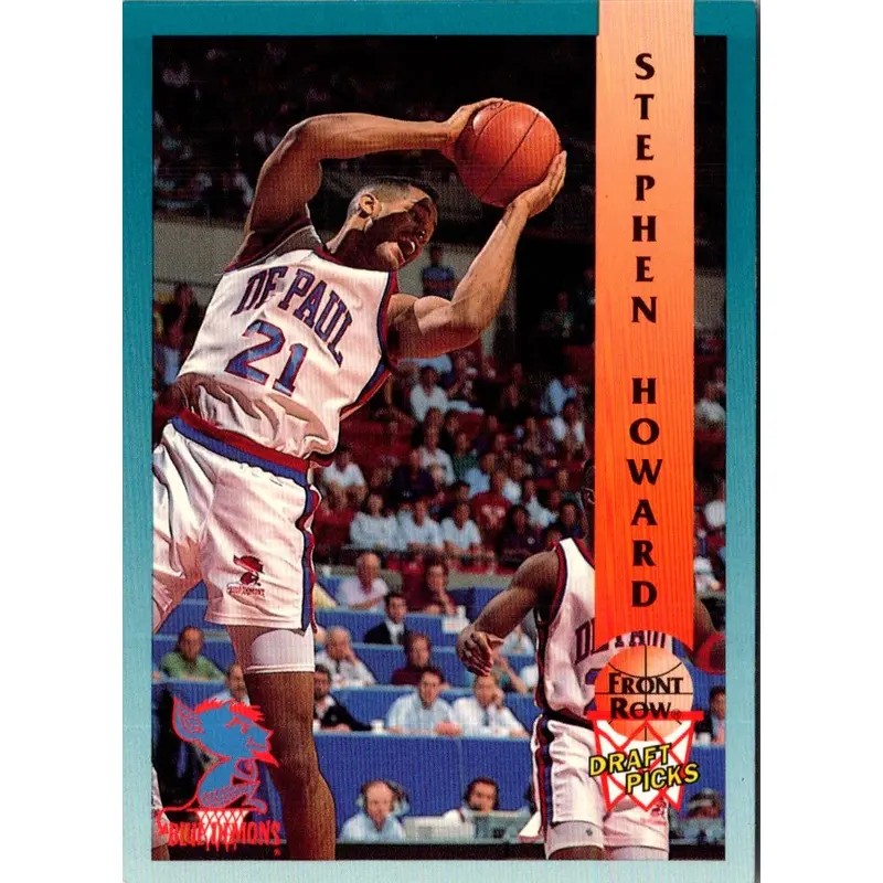 1992 Front Row Draft Picks Stephen Howard #31