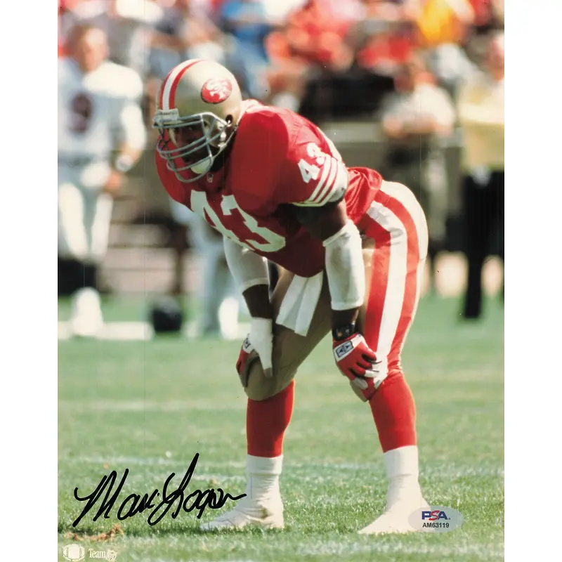 Marc Logan signed 8x10 photo PSA/DNA San Francisco 49ers Autographed