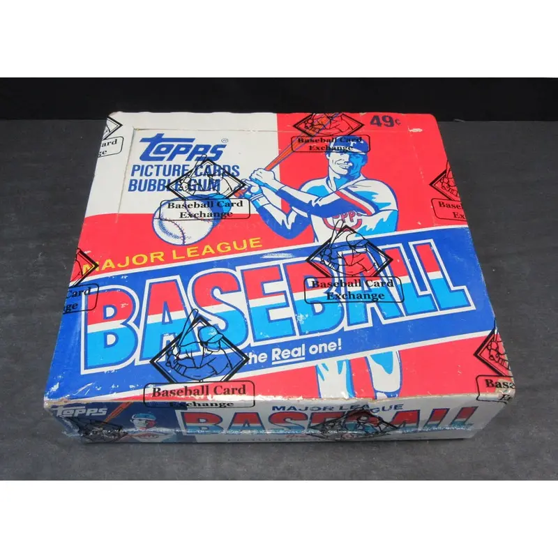 1981 Topps Baseball Unopened Cello Box
