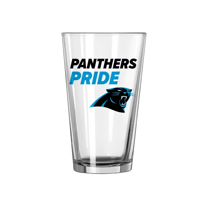 Carolina Panthers 16oz Slogan Pint Glass