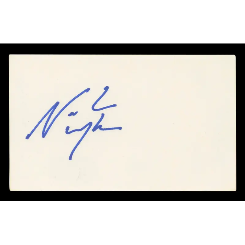 Noah Wyle ER Authentic Signed 3x5 Index Card Autographed BAS #BL96404