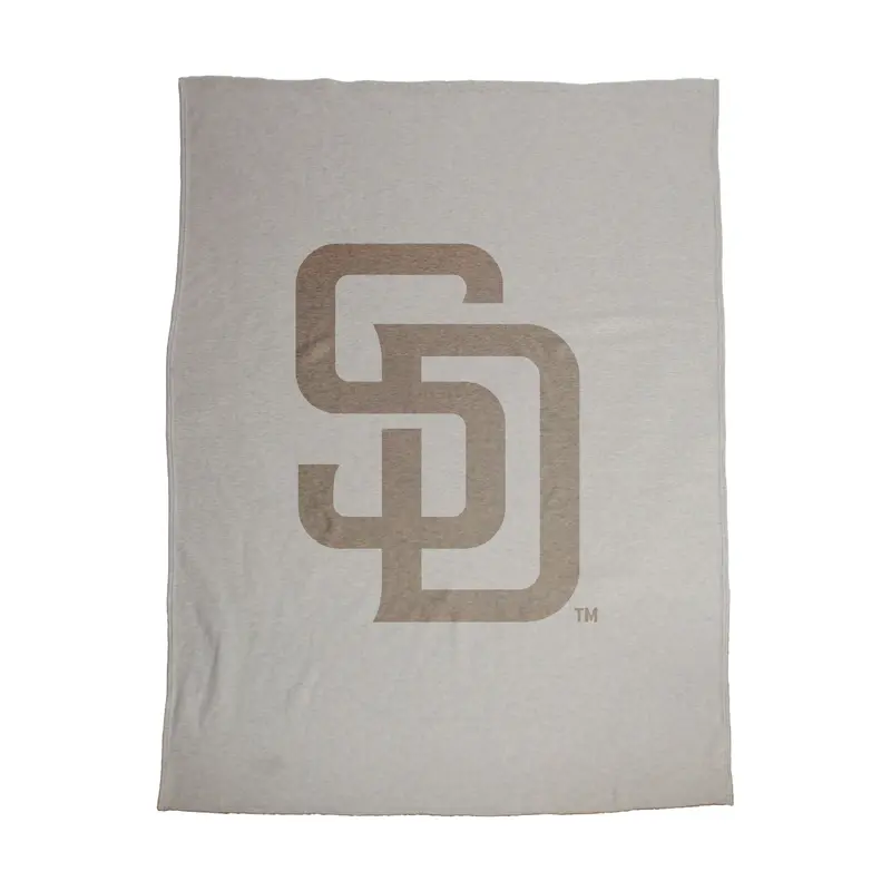 SD Padres Oversized Logo Sublimated Sweatshirt Blanket