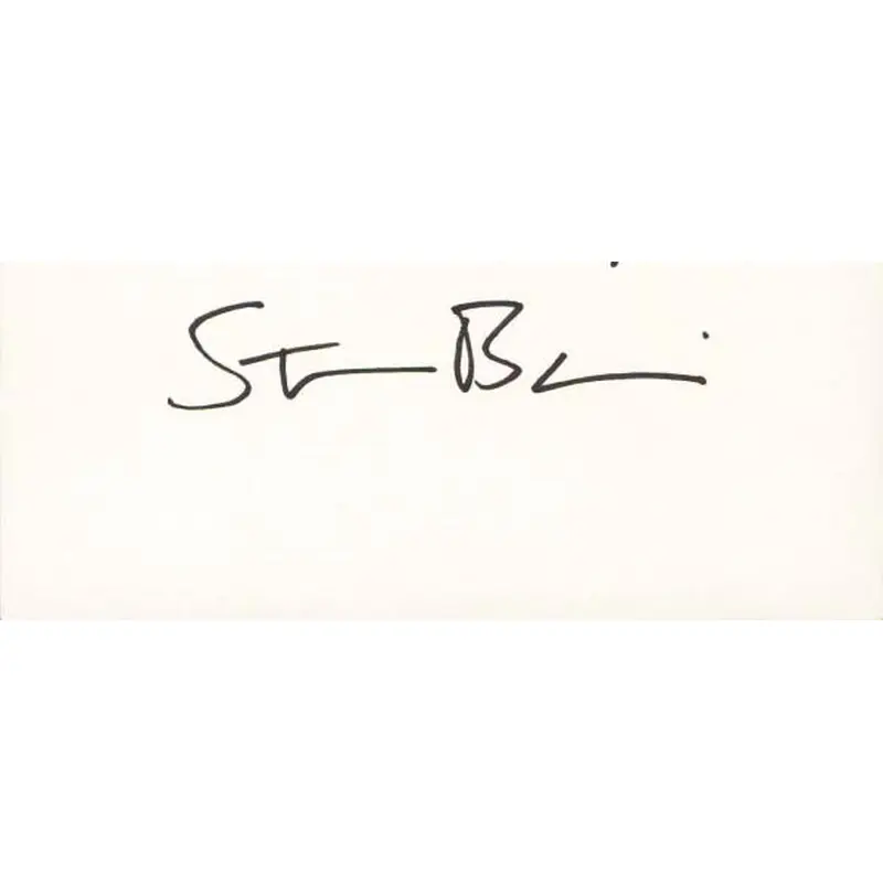 Steve Buscemi Reservoir Dogs Authentic Signed 2.25x6 Cut Signature BAS #BP13061