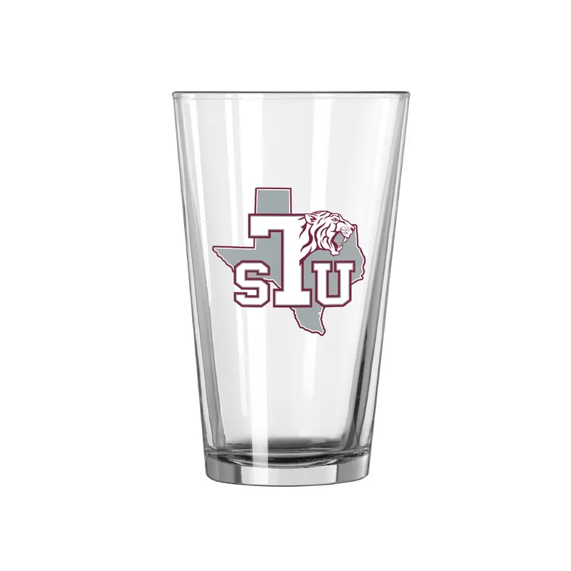 Texas Southern 16oz Stripe Pint Glass