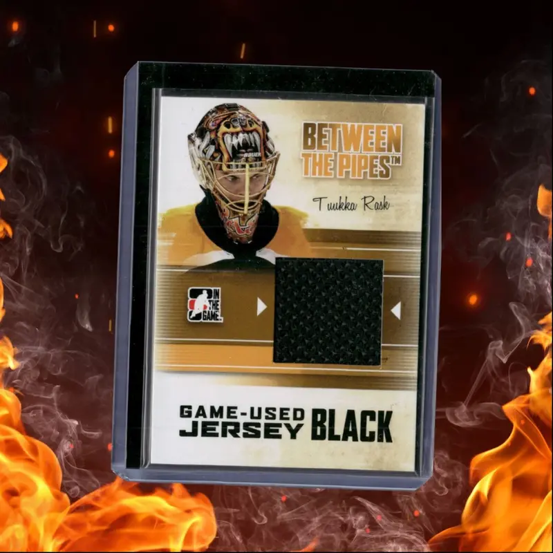 2010-11 In The Game Between Pipes Tuukka Rask Game-Used Jersey #92