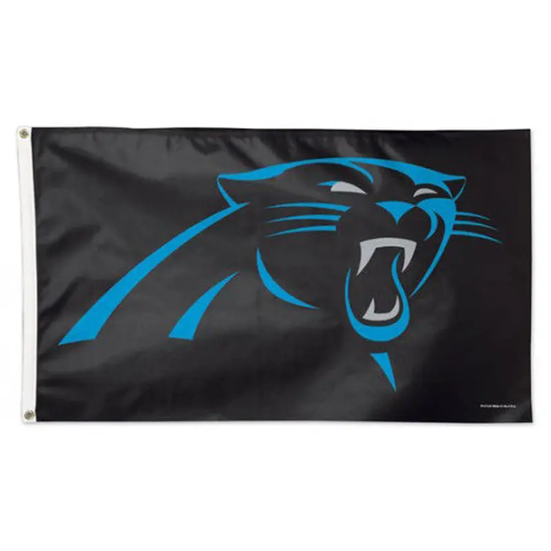 Carolina Panthers Official NFL Football Deluxe-Edition 3'x5' Flag - Wincraft Inc.