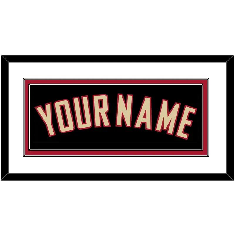 Arizona Name - Alternate Black (2020-2023) - Double Mat 1