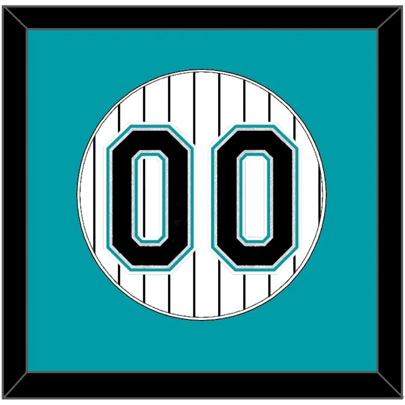Florida Number - Home White Pinstripes (2003-2011) - Single Mat 1