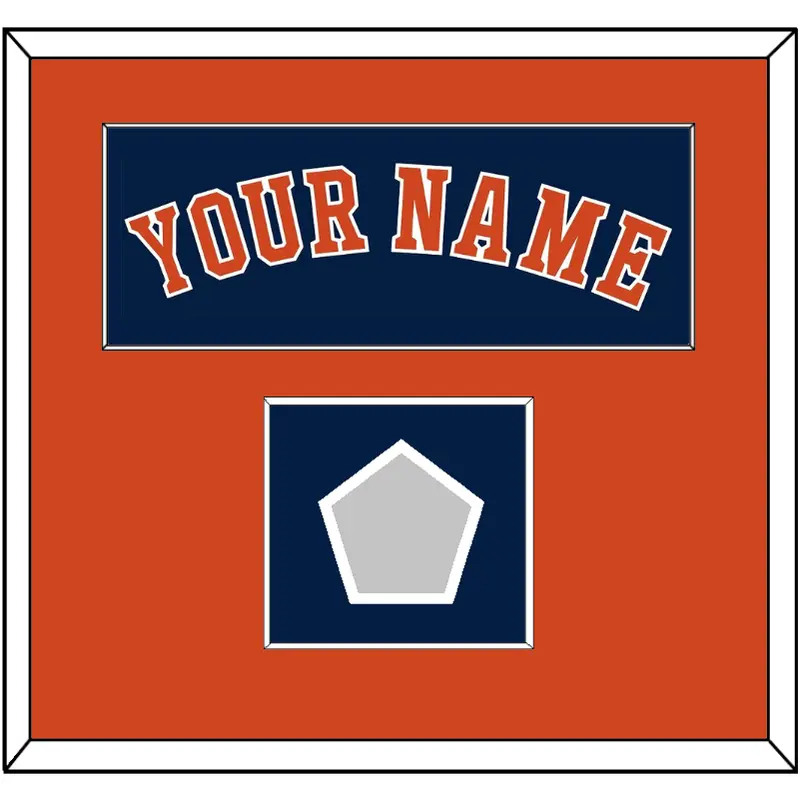 Houston Name & World Series Jersey Patch - Alternate Blue - Single Mat 2