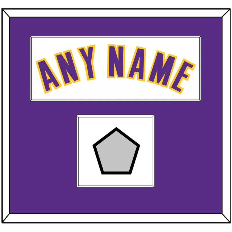 Los Angeles Name & Finals Patch - Alternate White (2002-2018) - Single Mat 1