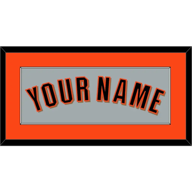 San Francisco Name - Road Gray (2010-2021) - Single Mat 2