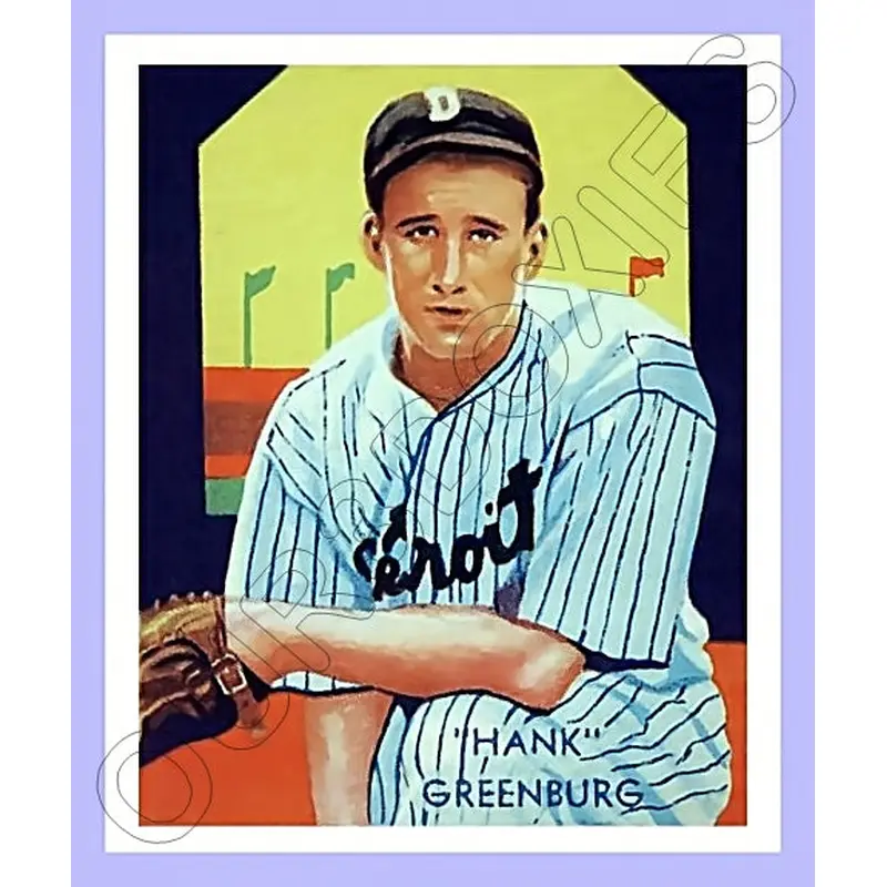 Hank Greenberg 1934-1936 Diamond Stars Reproduction Card - 3738