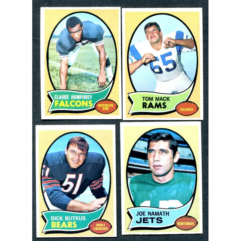 1970 Topps Football Complete Set EX/MT (263) (24-490)