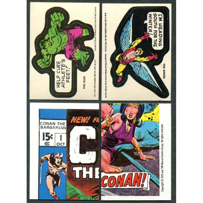 1976 Topps Marvel Superheroes Complete Set (w/ checklists) (40/9) (Set #3) NM NM+