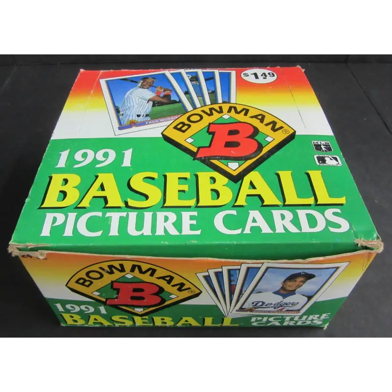 1991 Bowman Baseball Jumbo Box (24/40)