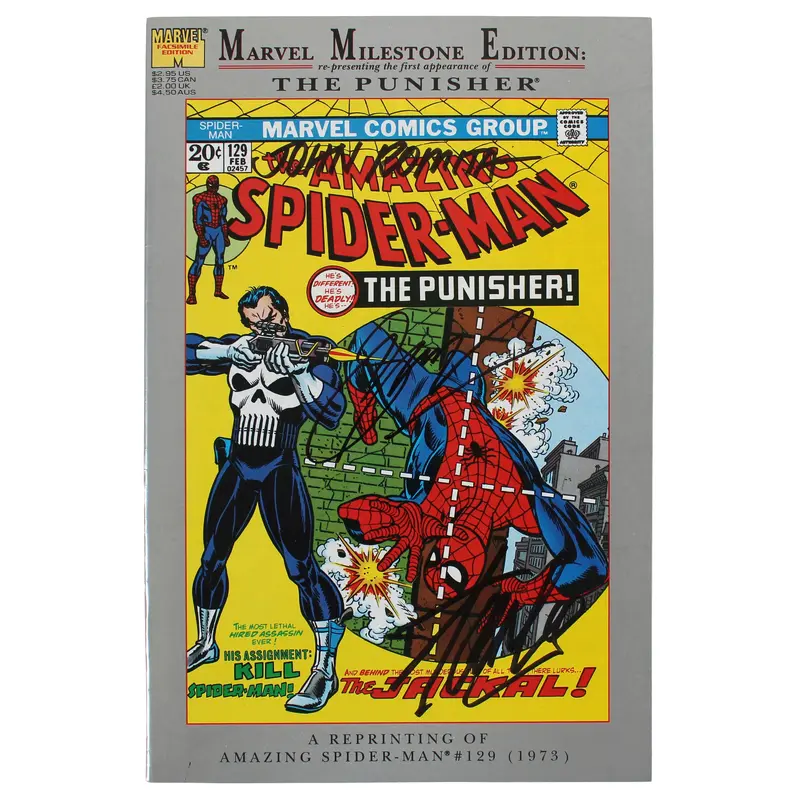 (3) Stan Lee, Romita & Conway Signed The Amazing Spider-Man #129 Comic JSA