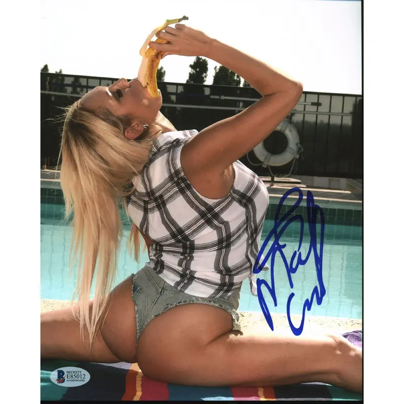 Mary Carey Adult Film Star Authentic Signed 8x10 Sexy Photo BAS #E85012