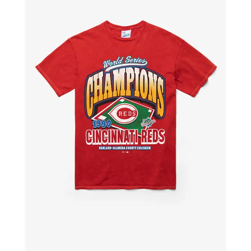 CINCINNATI REDS COOPERSTOWN WORLD SERIES LOCKER VINTAGE '47 TUBULAR TEE