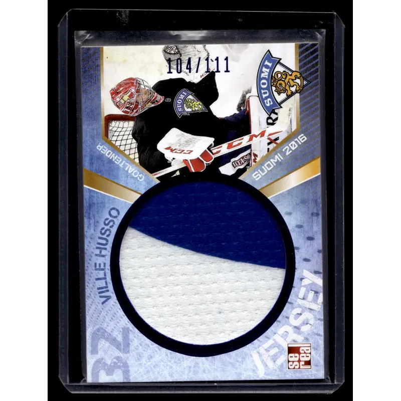 2016 Sereal Team Finland Jerseys - Ville Husso #FIN-JER-001 /111