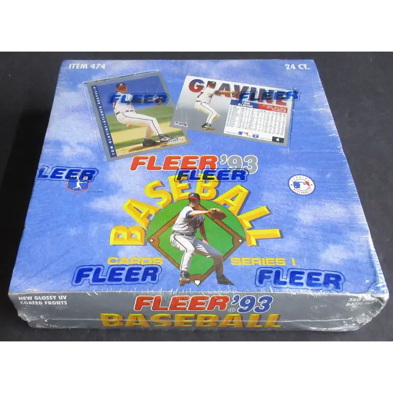 1993 Fleer Baseball Unopened Series 1 Cello Box (24)