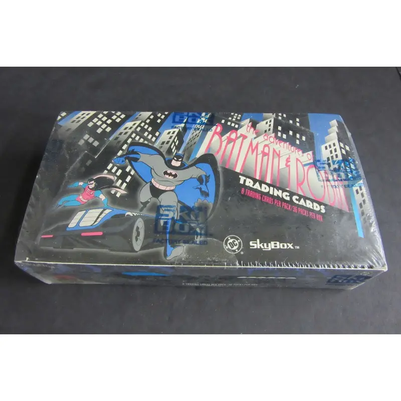 1995 Skybox Adventures of Batman & Robin Trading Cards Box