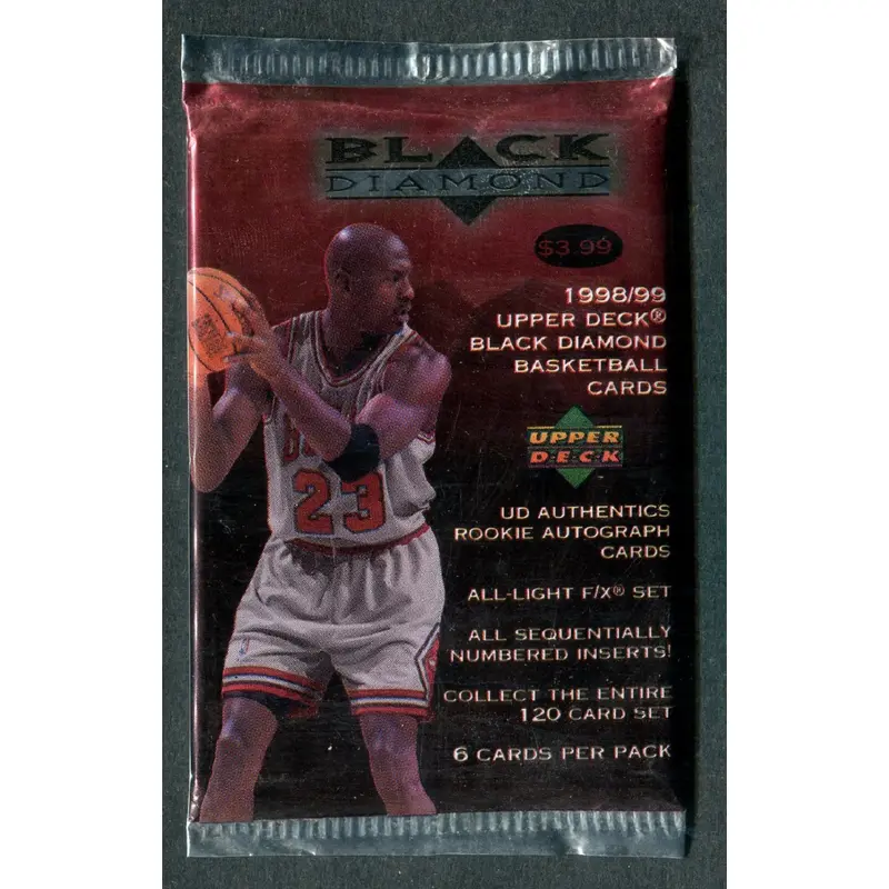 1998/99 Upper Deck Black Diamond Basketball Unopened Pack (Pre-Priced)