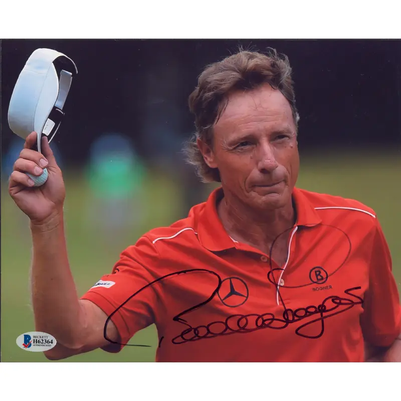 Bernhard Langer PGA Golf Authentic Signed 8x10 Photo Autographed BAS #H62364