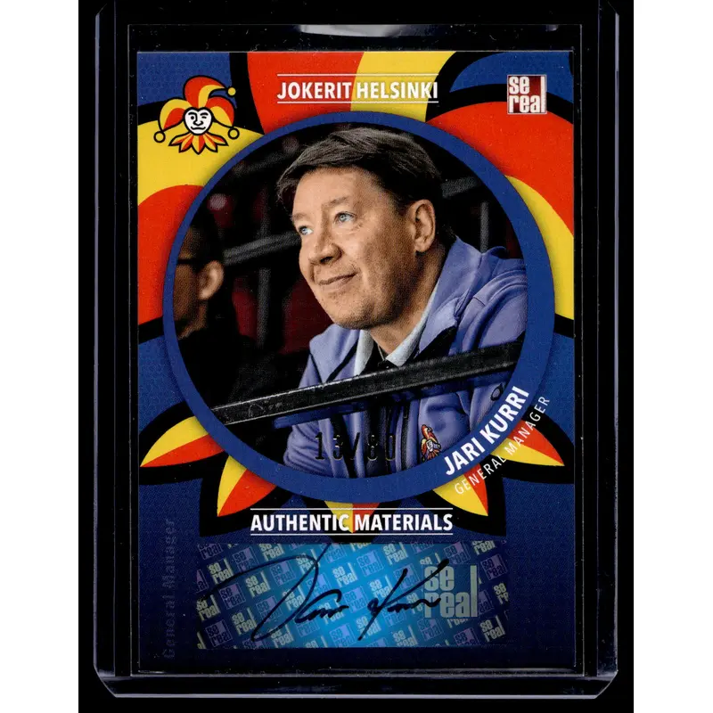 2015-16 Cereal Jokerit Autograph - Jari Kurri #JOK-AUT-001 /80