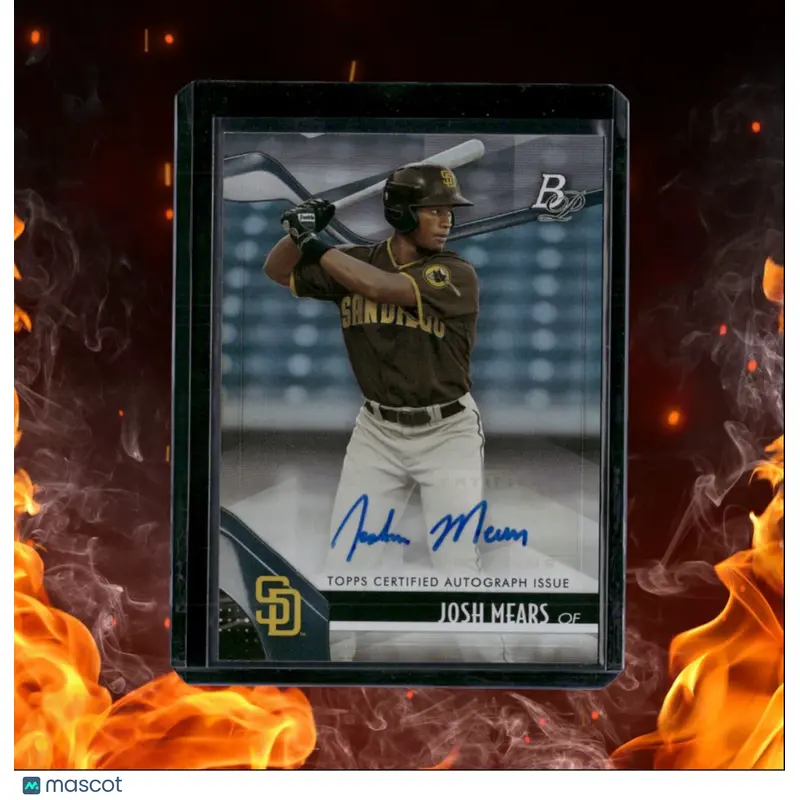 2021 Bowman Platinum Josh Mears Top Prospects Auto #TOP-8
