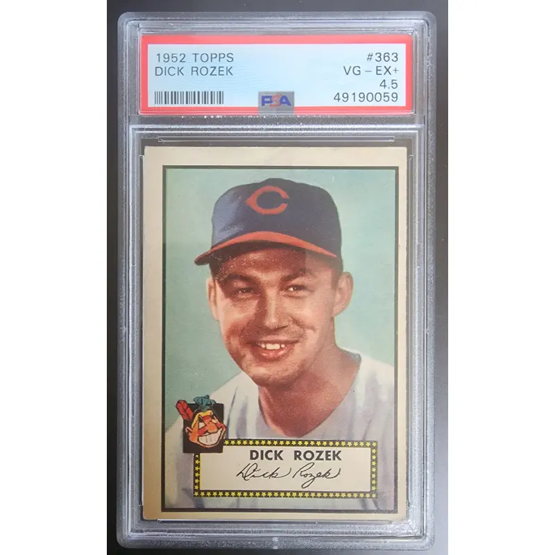 Dick Rozek 1952 Topps #363 PSA 4.5