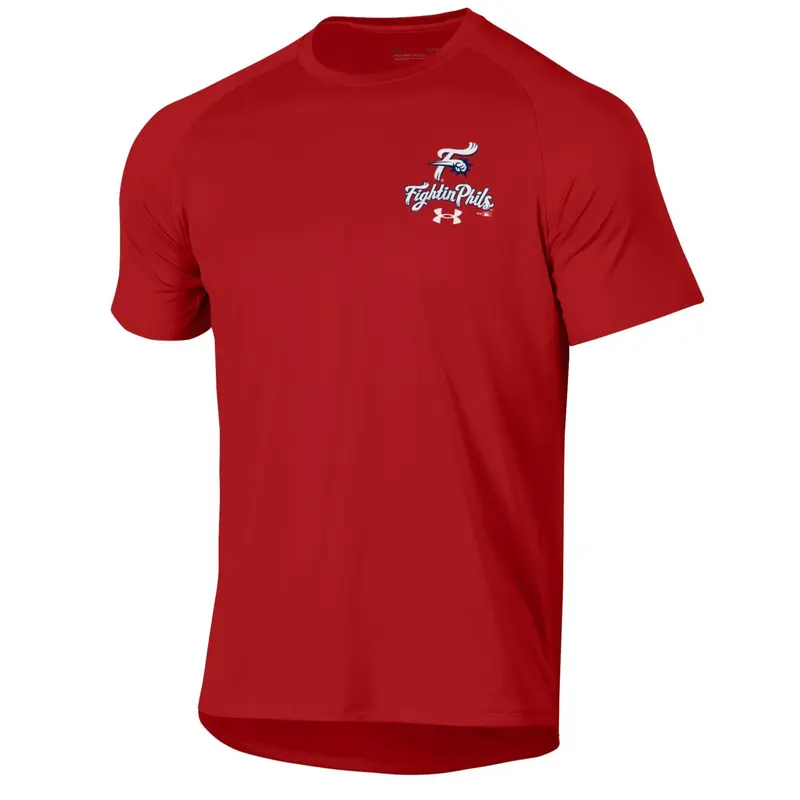 Under Armour Men's Reading Fightin Phils Red Tech Tee 2.0