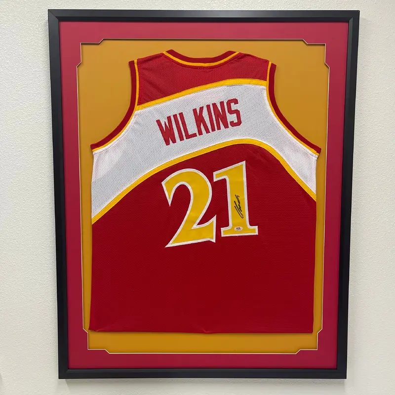 Gold Tier Custom Framed Jersey