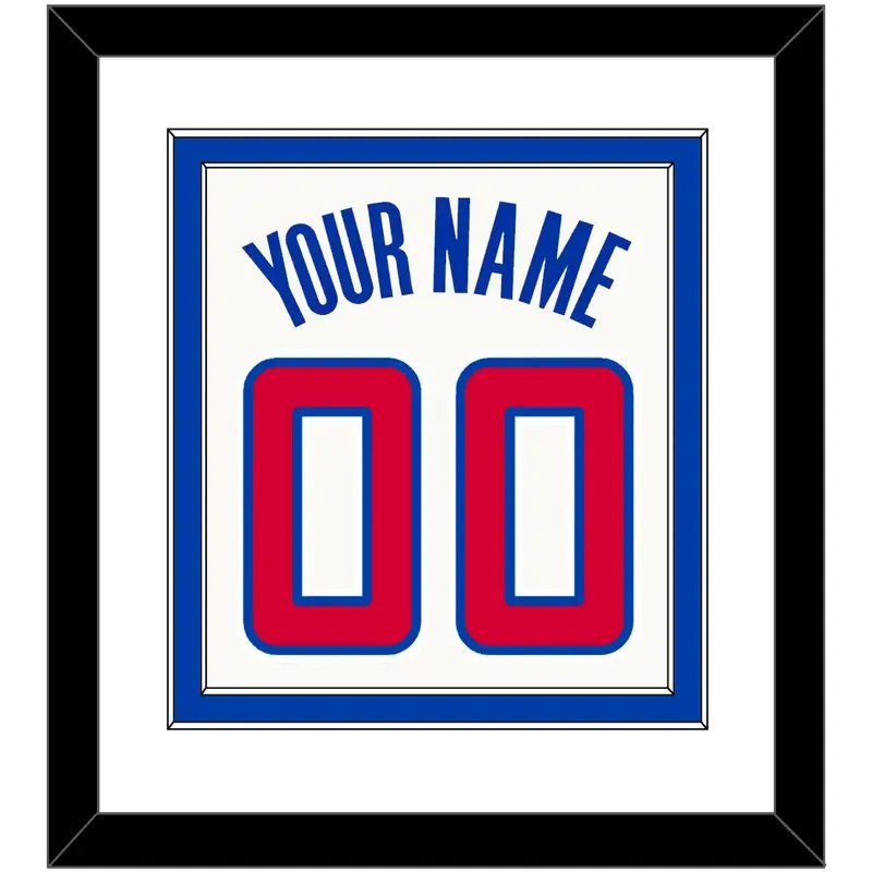 Los Angeles Name & Number - Home White (2013-2015) - Double Mat 1