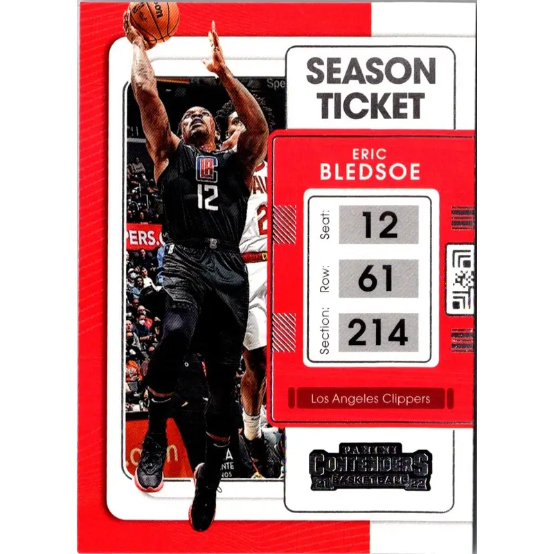 2021 Panini Contenders Game Ticket Red Eric Bledsoe #42