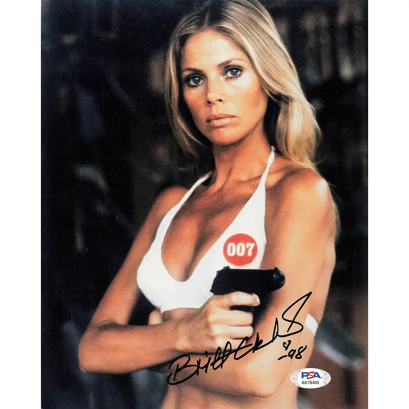 BRITT EKLAND signed 8x10 photo PSA/DNA Autographed The Man with the Golden Gun