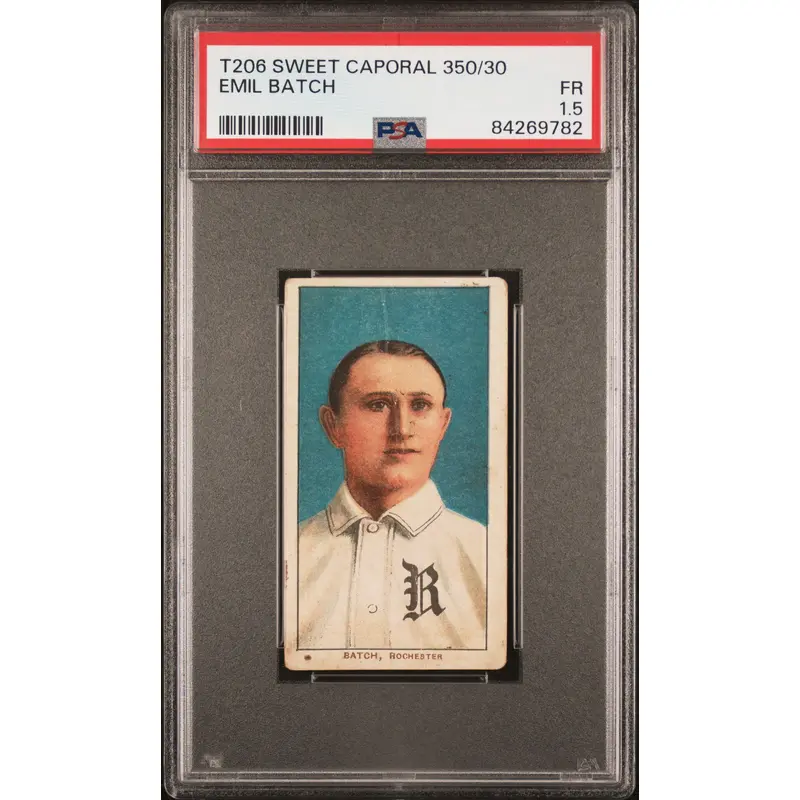 Emil Batch 1909-11 T206 Sweet Caporal 350/30 PSA 1.5 Fair