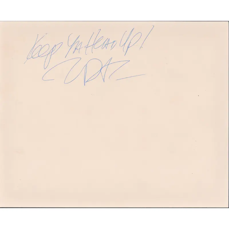 Tupac Shakur Keep Ya Head Up! Authentic Signed 8x10 Promotional Photo JSA